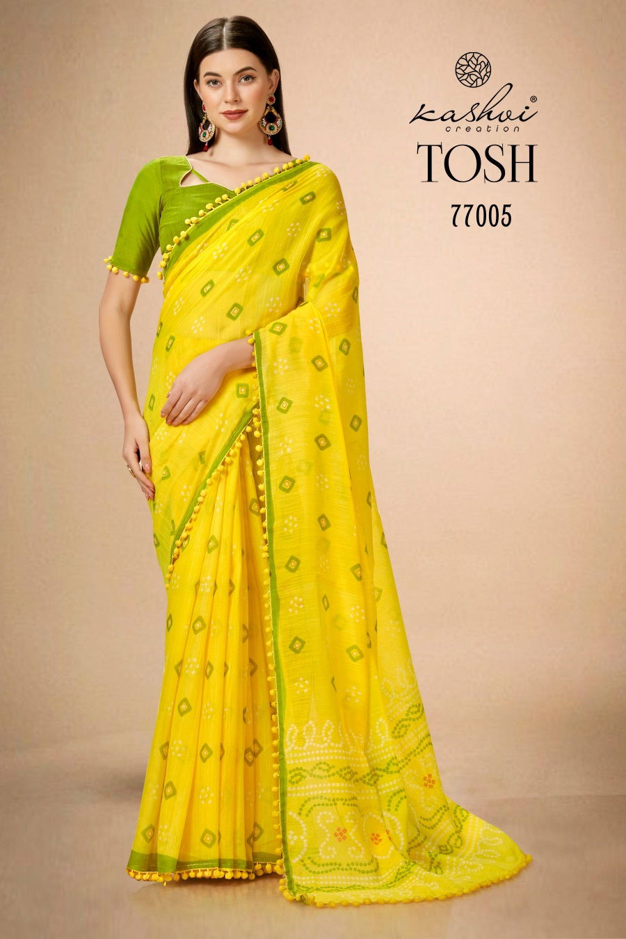 Tosh By Kashvi Printed Daily Wear Sarees Catalog